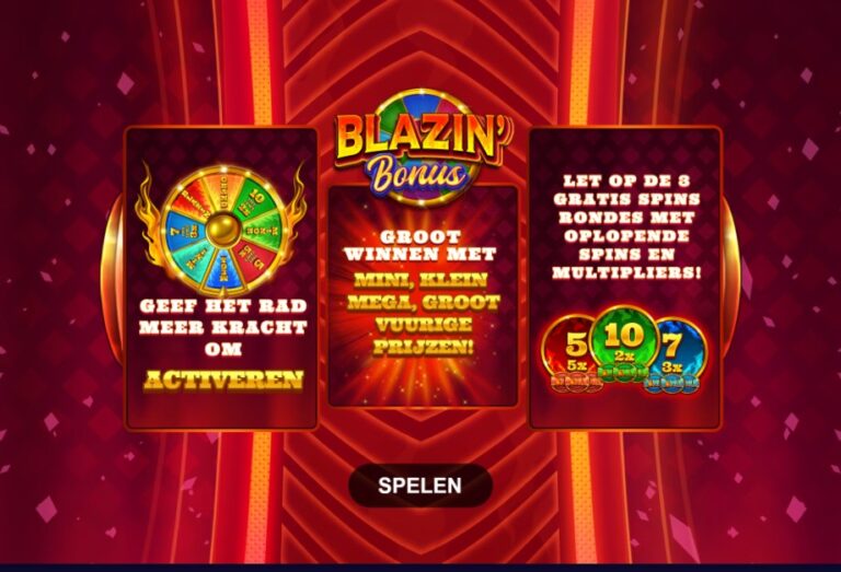 Screenshot 1 van Blazin’ Bonus